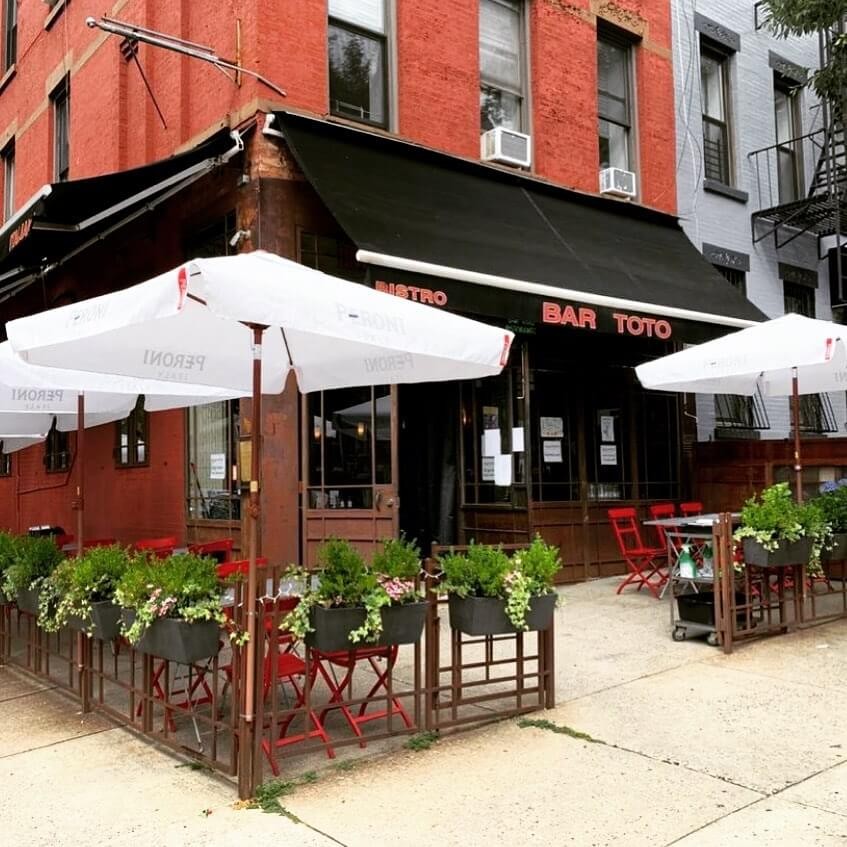 bar toto alfresco outdoor view