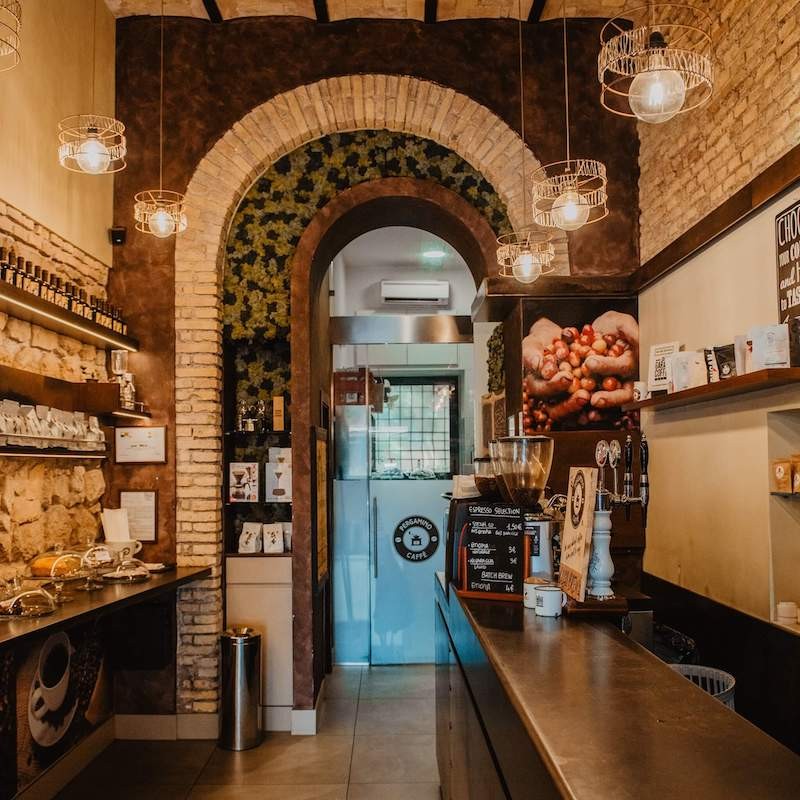 pergamino caffè counter