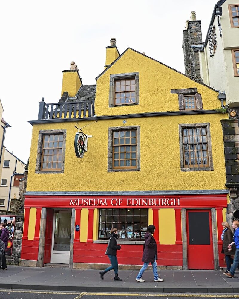 a free museums in edinburgh that has detailed accounts of local history