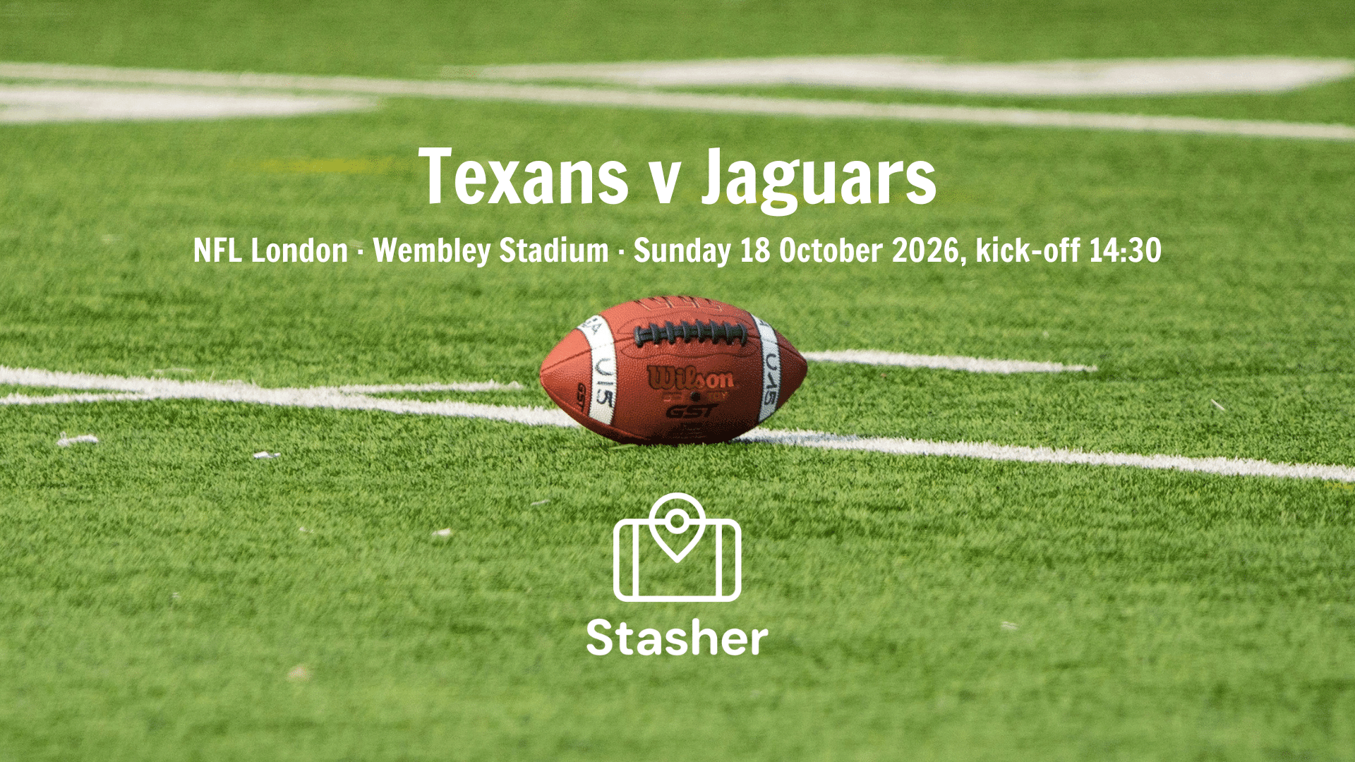 NFL Wembley luggage storage: Texans vs Jaguars
