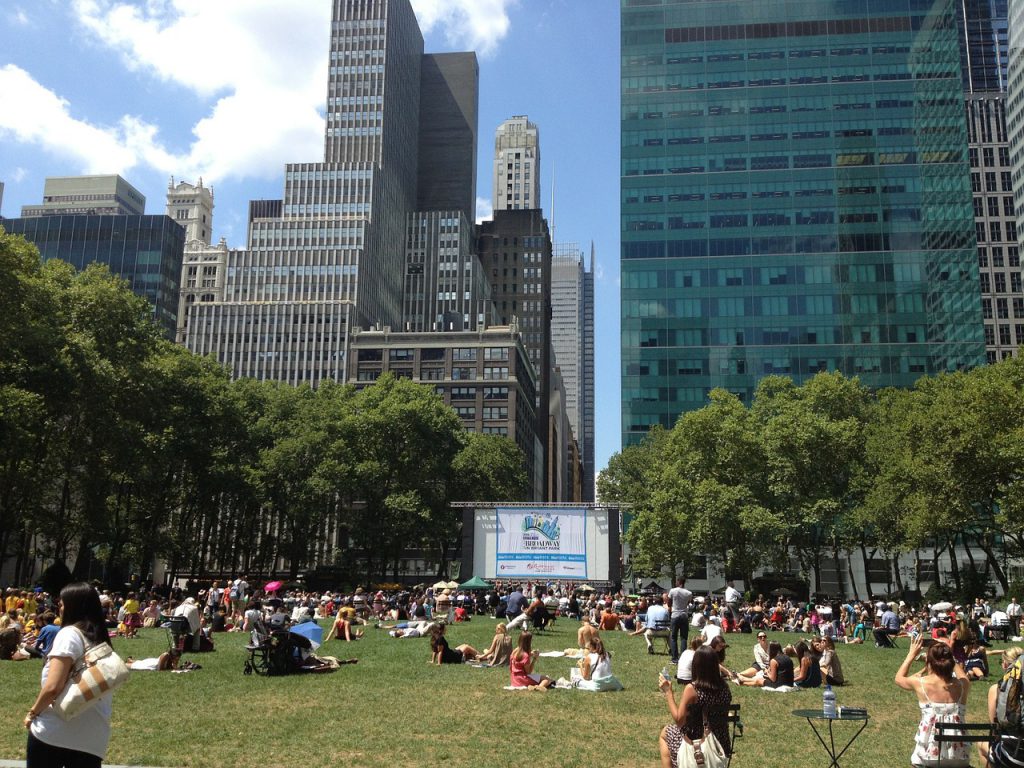 things to do in new york times square - bryant park