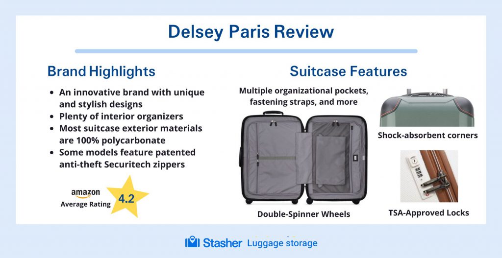 delsey luggage ratings