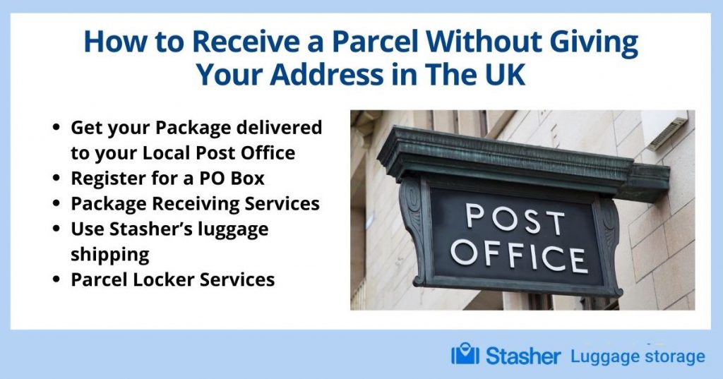 How to Receive a Parcel Without Giving Your Address in The UK