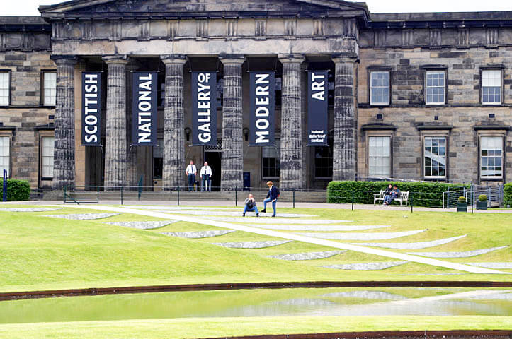a free museums in edinburgh that filled with works by a known artist